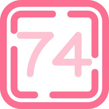 7 numaralı simge sembolü tasarımı