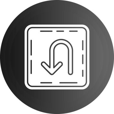 Modern b 'nin vektör illüstrasyonu eksik simgesi