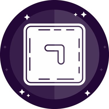 Harf simgesi daire içinde