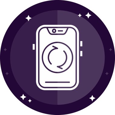 Modern b 'nin vektör illüstrasyonunda simge yok