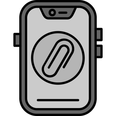 smartphone aygıt simge vektör illüstrasyon izole