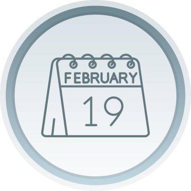 Takvim simgesinin vektör illüstrasyonu