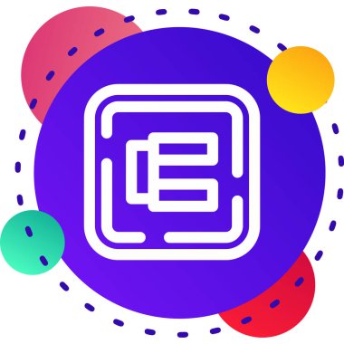 Renkli plastik şişe simgesi beyaz arkaplanda izole edilmiş. sıvı bulaşık suyu. Rastgele dinamik şekiller. vektör illüstrasyonu