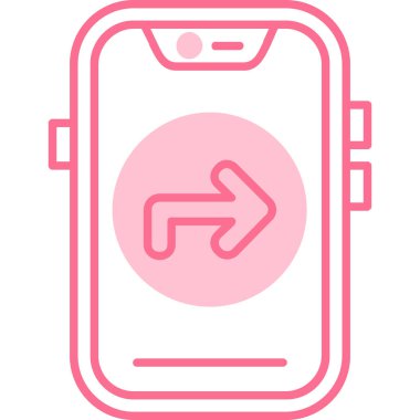 Telefon simgesi vektör illüstrasyonu