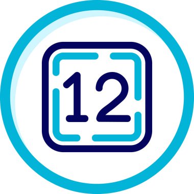 bir numaralı vektör sembol tasarımı