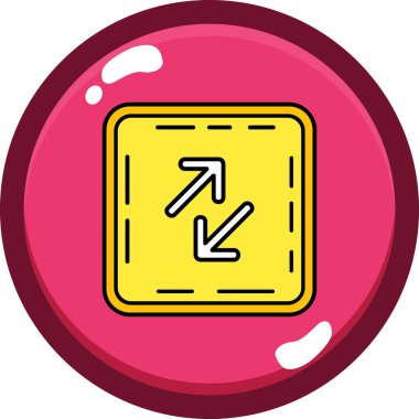 Para için. Web simgesi basit illüstrasyon