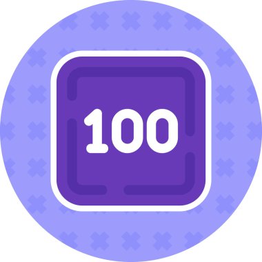 0 1 simgesi, basit vektör illüstrasyonu