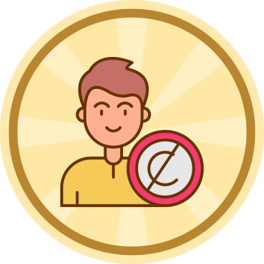 öğrenci simgesi vektör illüstrasyonu