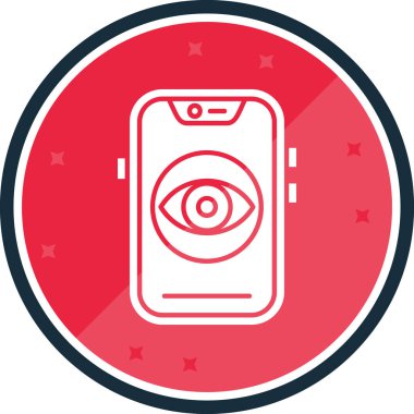 akıllı telefon simgesi vektör illüstrasyonu