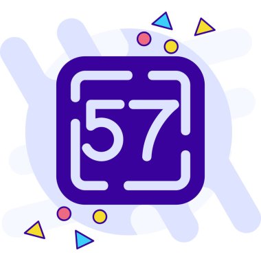 Siyah çizgi 16. yıl dönümü simgesi beyaz arkaplanda izole edildi. Mutlu yıldönümleri. 75 'inci mutlu. Mutlu yıldönümleri rastgele dinamik şekiller.