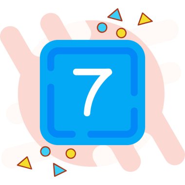 8 numaralı vektör tasarımı