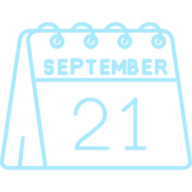 25 Eylül takvim simgesi