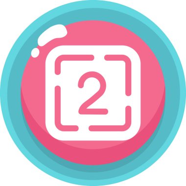 Takvim tarihi simgesi düz biçimli