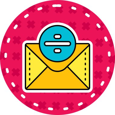 E-posta. Web simgesi basit illüstrasyon