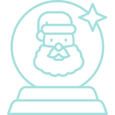 Noel simgesi, basit illüstrasyon