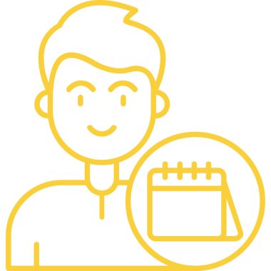 futbol oyuncusu simgesi, vektör illüstrasyonu