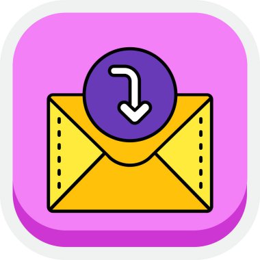 e- posta simgesi, vektör illüstrasyonu