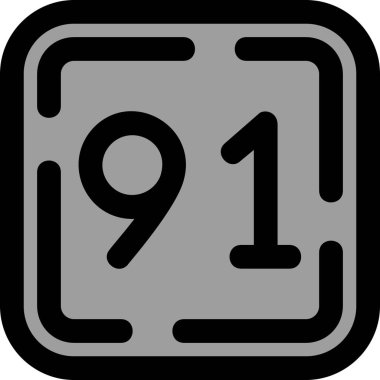 Tek bir simgenin vektör illüstrasyonu