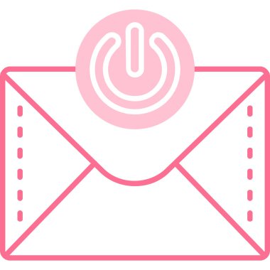 zarf simgesi vektör illüstrasyonu