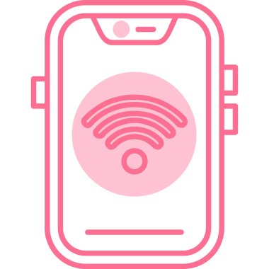 akıllı telefon simgesi vektör çizimi