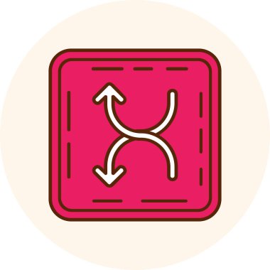 ok simgesi vektör illüstrasyonu