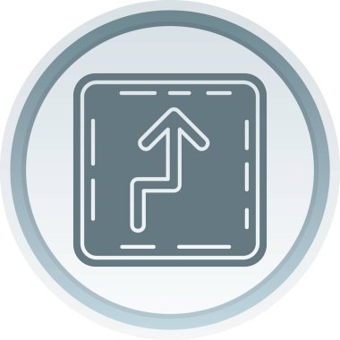 Moda tasarımı izole edilmiş arkaplanda sağ simgeye dön