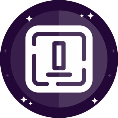 Modern bir simgenin vektör illüstrasyonu