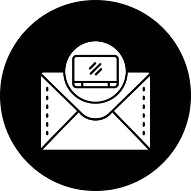 e- posta simgesi, vektör illüstrasyonu