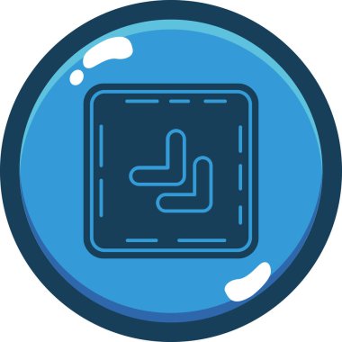 Oyun. Web simgesi basit illüstrasyon