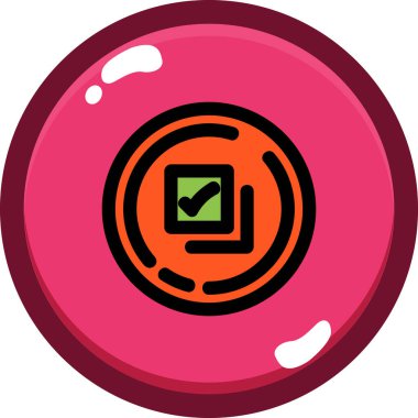 Top. Web simgesi basit illüstrasyon