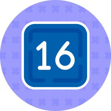 Takvim. Web simgesi basit illüstrasyon