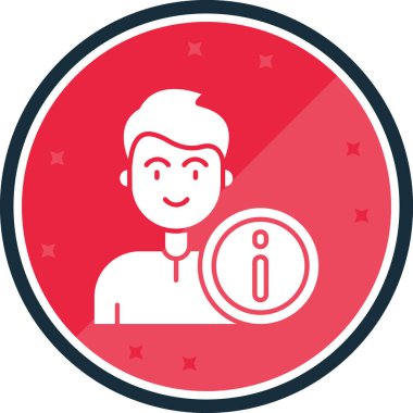 İnsan simgesinin vektör illüstrasyonu