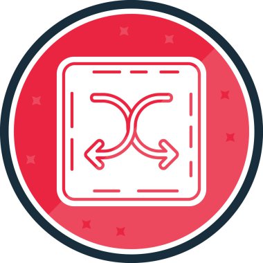 Çin burcunun sembol simgesi modadan izole edilmiş arka planda