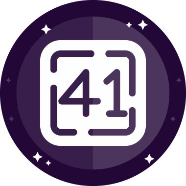 Modern bir eksiklik simgesinin vektör illüstrasyonu