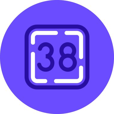 Saat. Web simgesi basit illüstrasyon