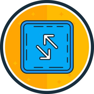 Ok. Web simgesi vektör illüstrasyonu