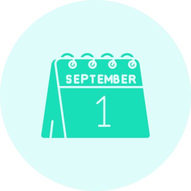 Takvim simgesi tasarımı, vektör illüstrasyonu