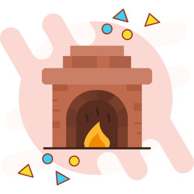 Şömine. Basit tasarım