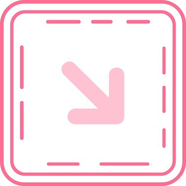 Moda biçimi izole edilmiş arkaplanda yukarıdaki simge.