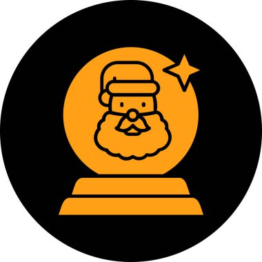 Noel Baba ikonu beyaz arka planda izole edilmiş. Mutlu noeller ve mutlu yıllar. Renkli taslak konsepti. vektör