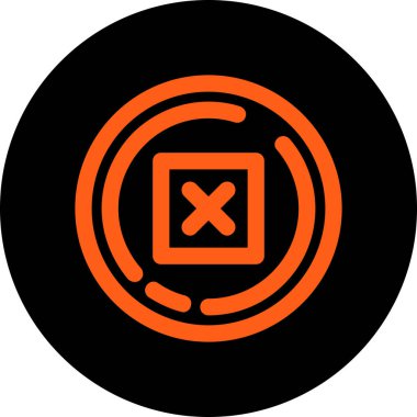 - Hayır. vektör simgesi basit resimleme