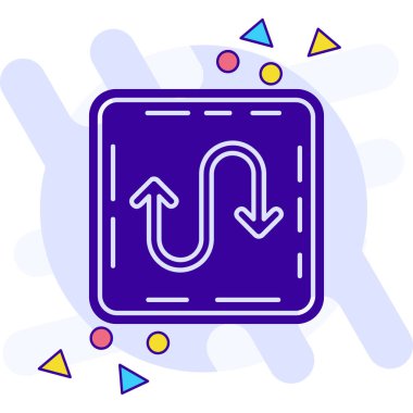 ok yönü simgesi doldurulmuş - taslak biçimi