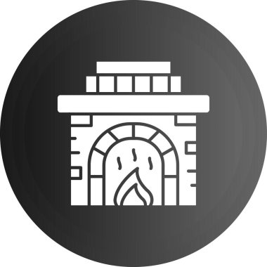 Bir bina simgesinin vektör illüstrasyonu