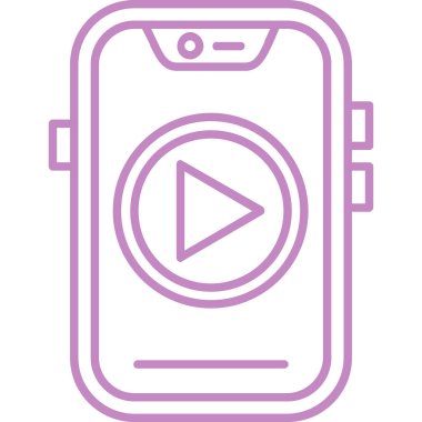 Modern simgenin vektör illüstrasyonu