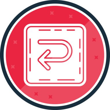 ok sol ok simgesi - taslak biçimi