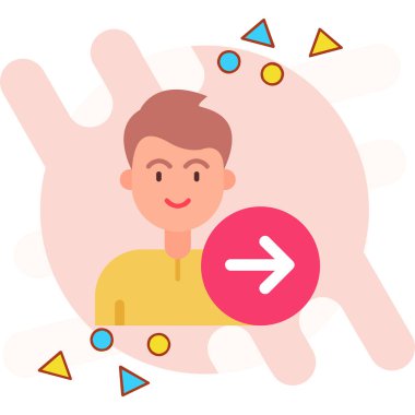 Elleri olan insanların vektör illüstrasyonu