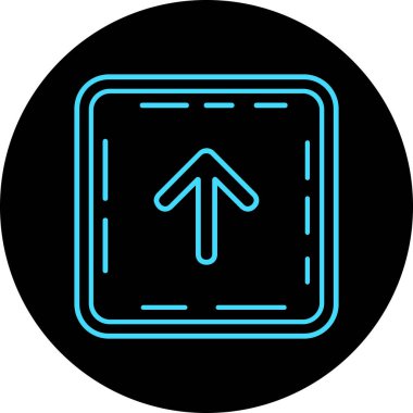 Ok. Web simgesi basit illüstrasyon