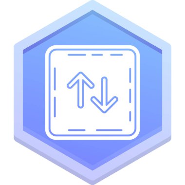 Ok simgesi. Ok vektör simgesi web için basit çizimi