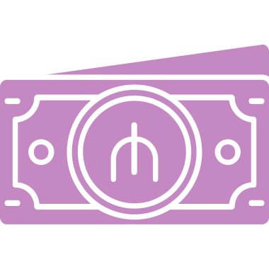 Para ikonu. vektör illüstrasyonu