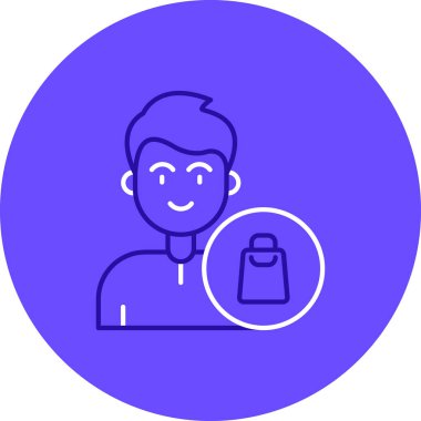 Bir poşet kahvenin vektör çizimi